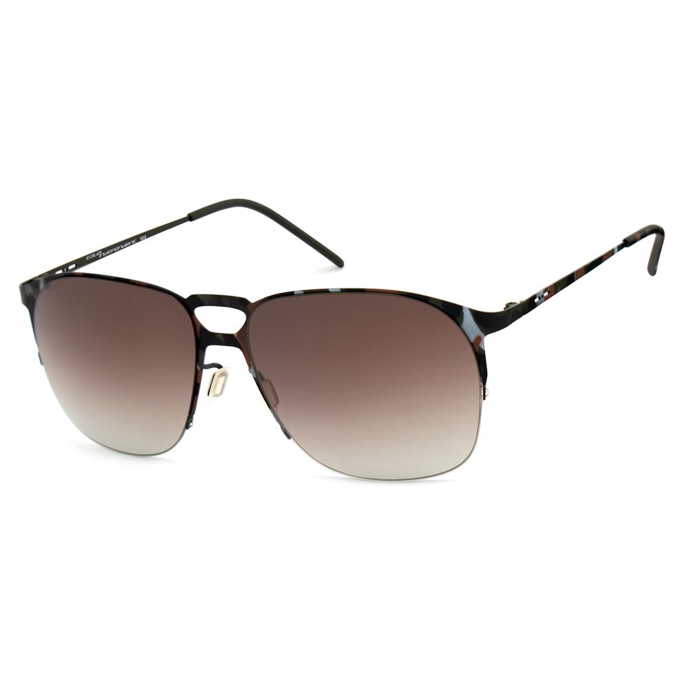 Brown Metal Sunglasses