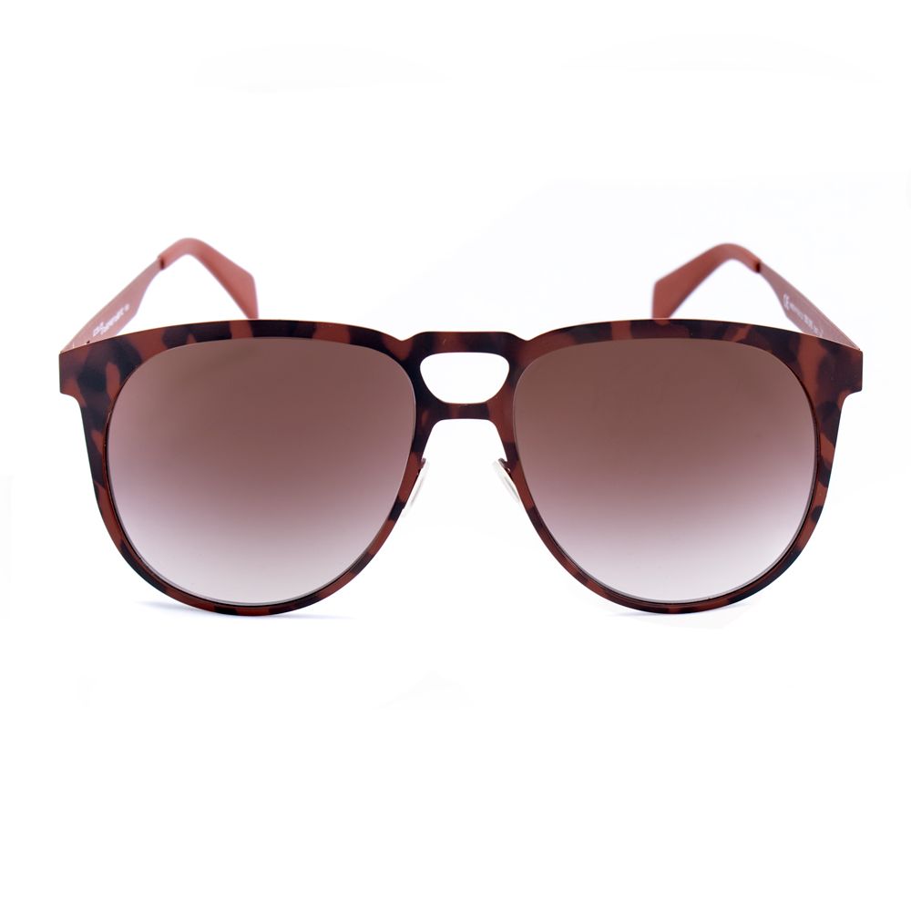 Brown Metal Sunglasses