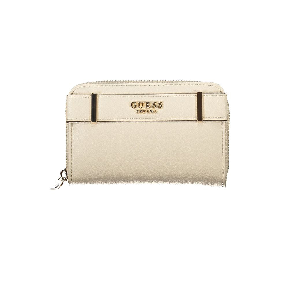 Beige Polyethylene Wallet