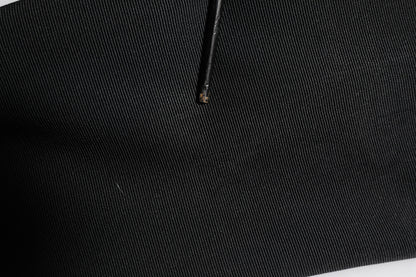 Black Acetate HighWaist Tapered Trouser Pants