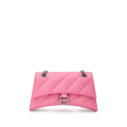 Pink Leather Shoulder Bag