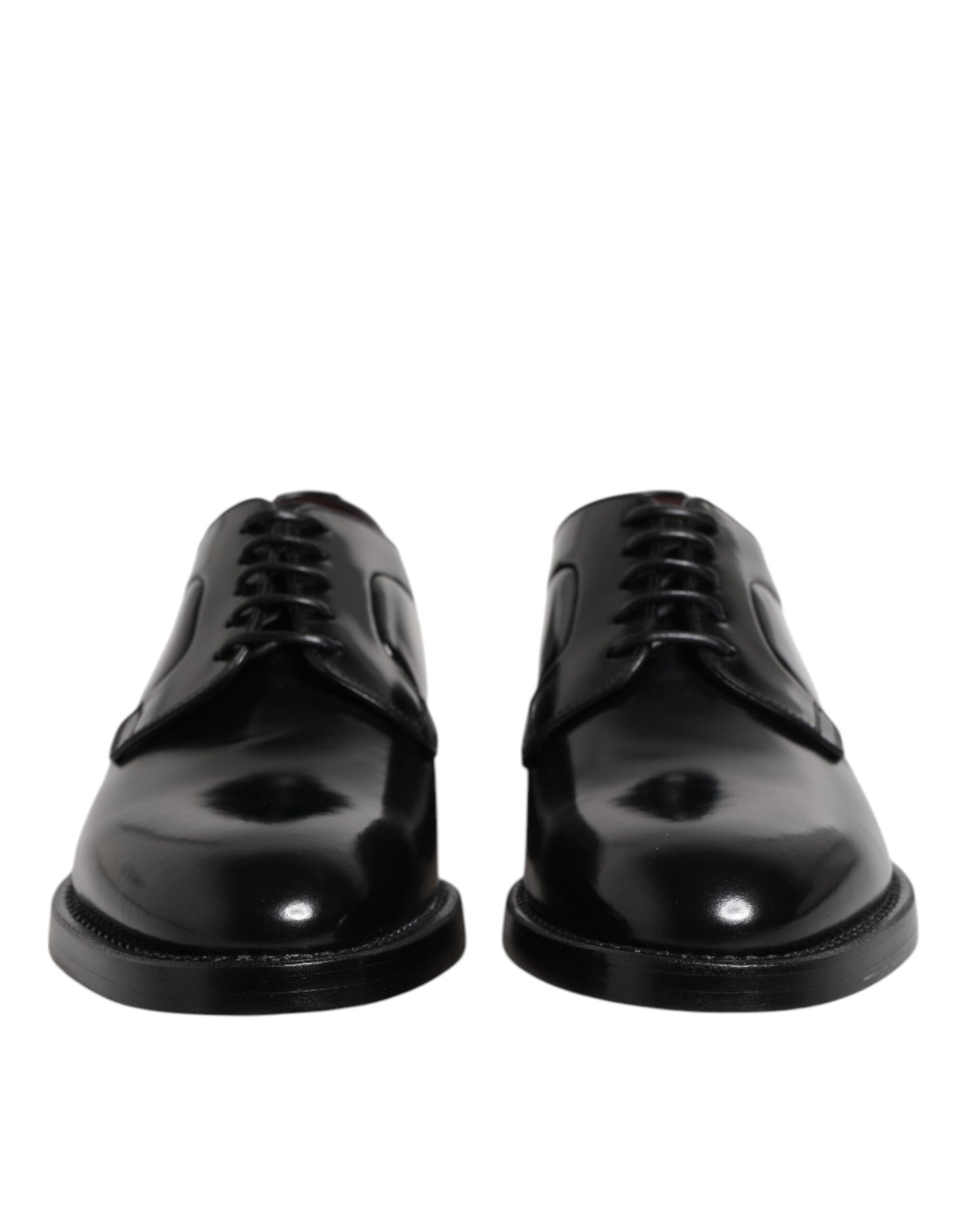 Black Calf Leather Lace Up Dress Shoes