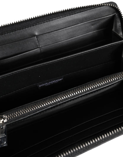 Black Brown Exotic Leather Men Continental Clutch Wallet