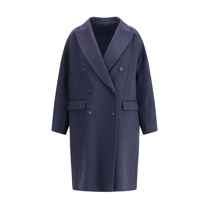 Blue Cashmere Coat