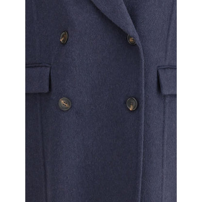 Blue Cashmere Coat