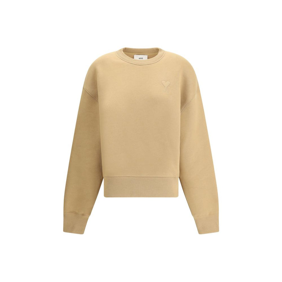 Beige Cotton Sweatshirt