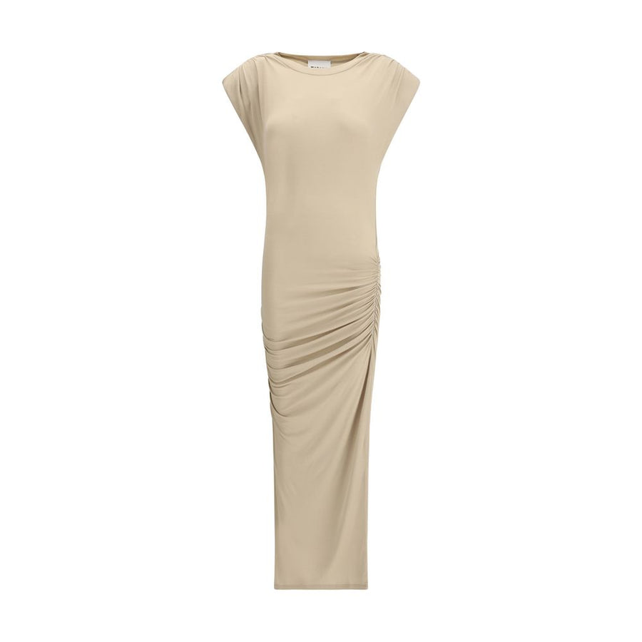 Beige Modal Casual Dress