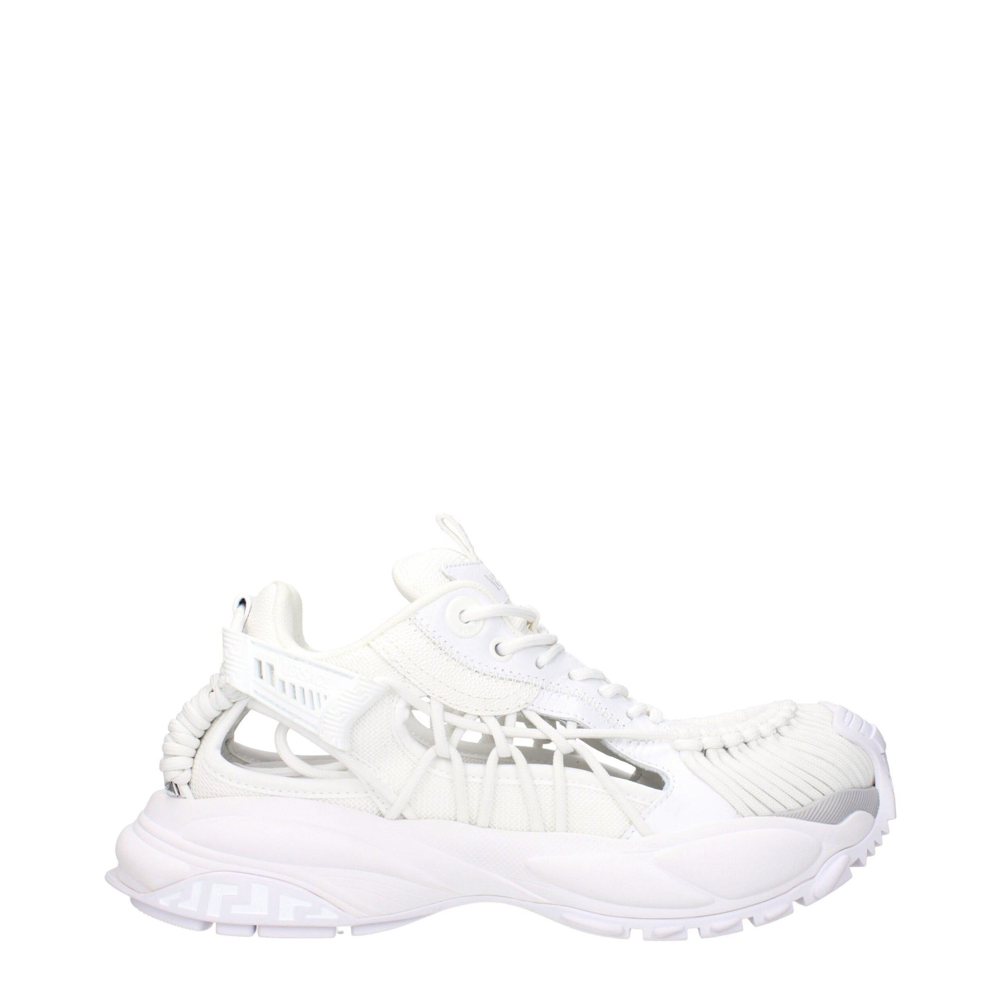 White Leather Athletic Sneakers