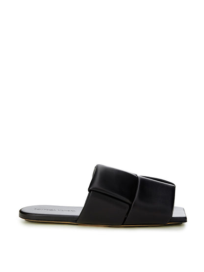 Elegant Black Leather Sandals