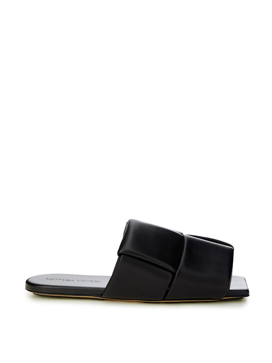 Elegant Black Leather Sandals
