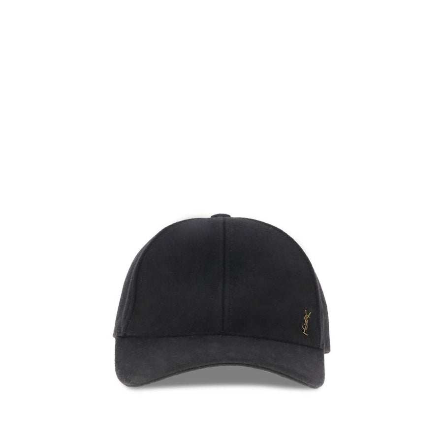 Black Wool Cap (Baseball Hat)