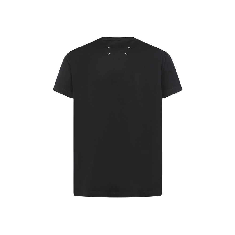 Black Cotton T-Shirt
