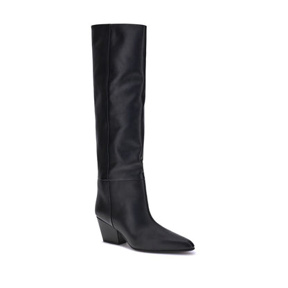 Black Calf Leather Bos Taurus Boots