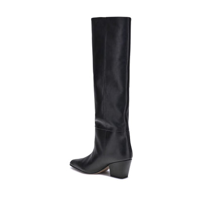 Black Calf Leather Bos Taurus Boots