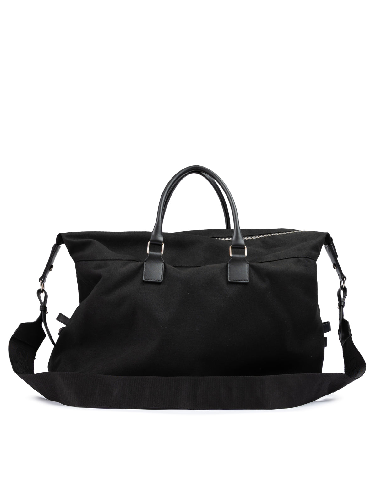 Black Fabric Weekend Travel Bag
