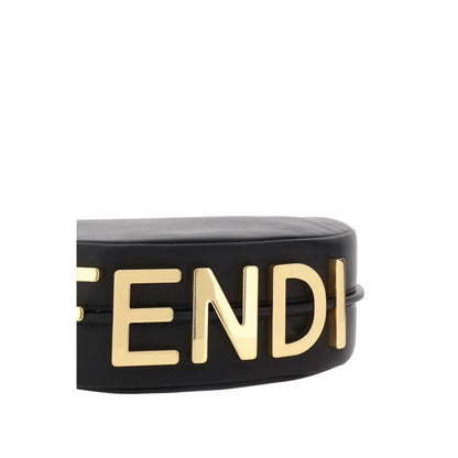 Black Calf Leather Bos Taurus Shoulder Bag