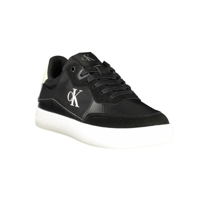 Black Leather Men Sneaker