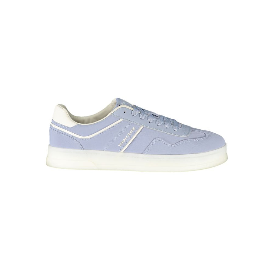Blue Polyester Sneaker