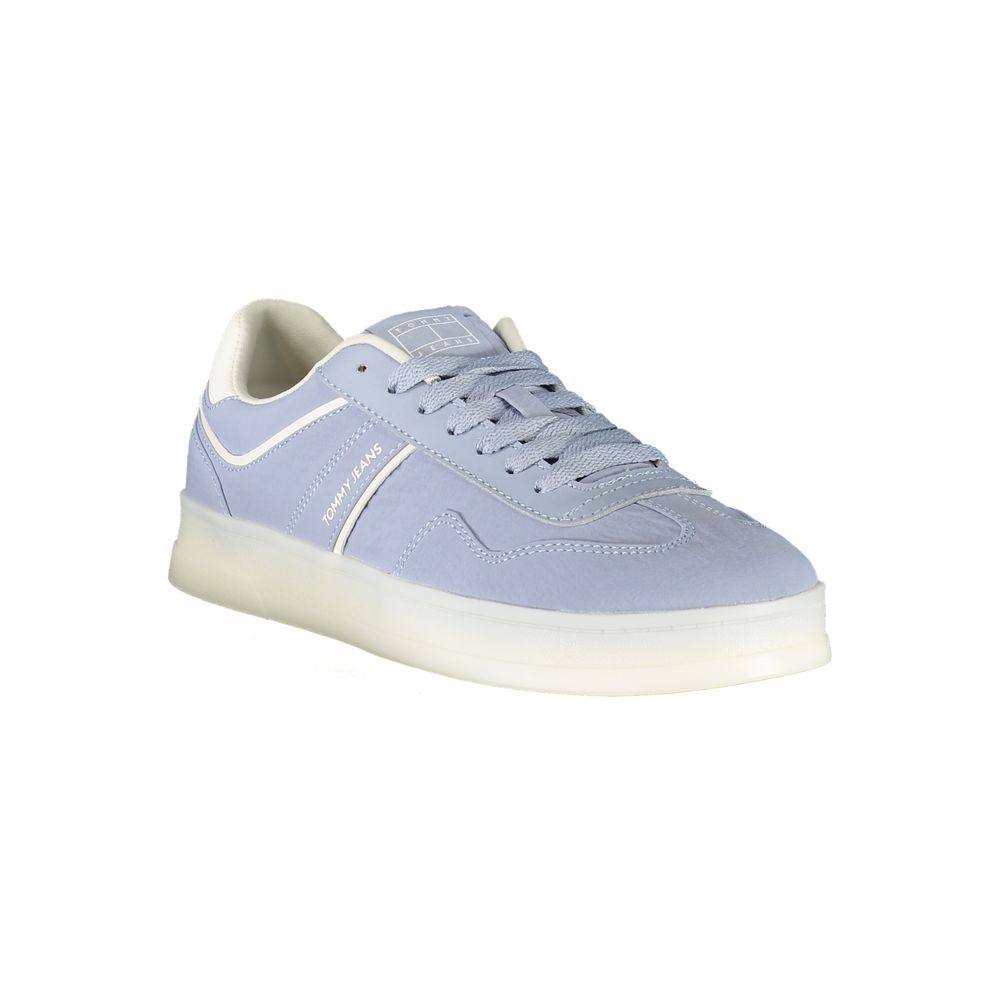 Blue Polyester Sneaker