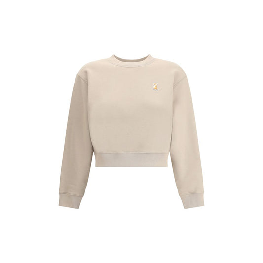 Beige Cotton Sweatshirt