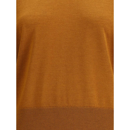 Brown Fleece Wool Sweatshirt