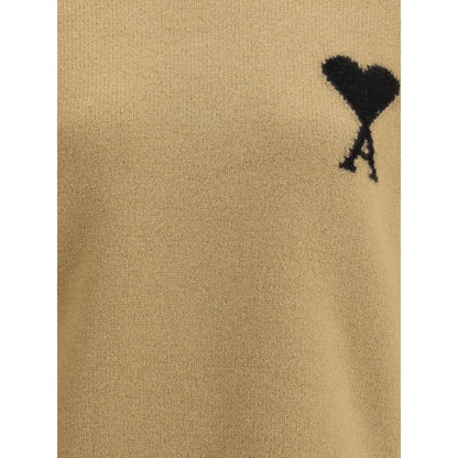 Beige Fleece Wool Sweatshirt