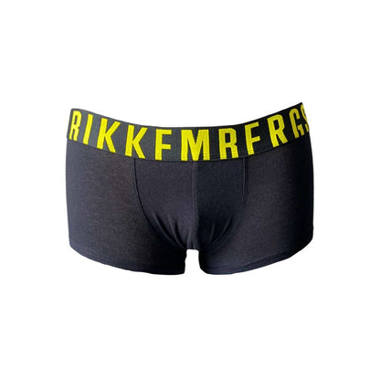 Black Cotton Men Boxer Underwear