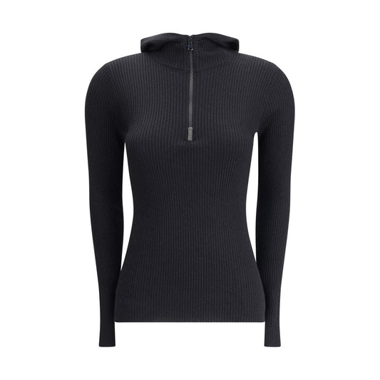 Black Cashmere Sweatshirt