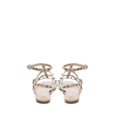 Beige Calfskin Sandals