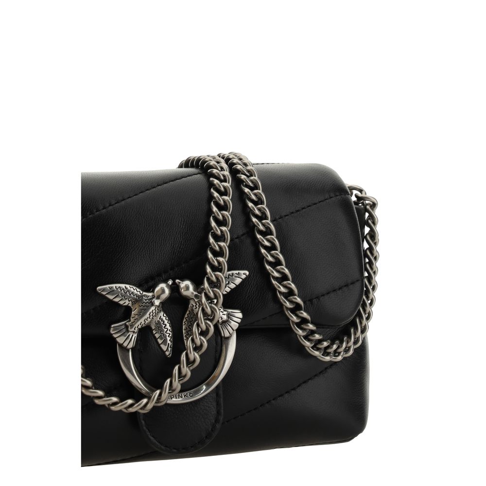 Black Calf Leather Bos Taurus Shoulder Bag