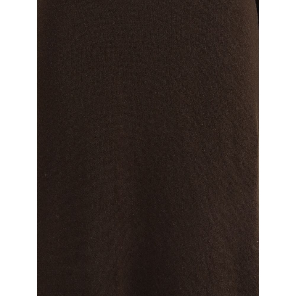 Brown Cashmere Casual Dress