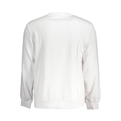 White Cotton Men Sweater
