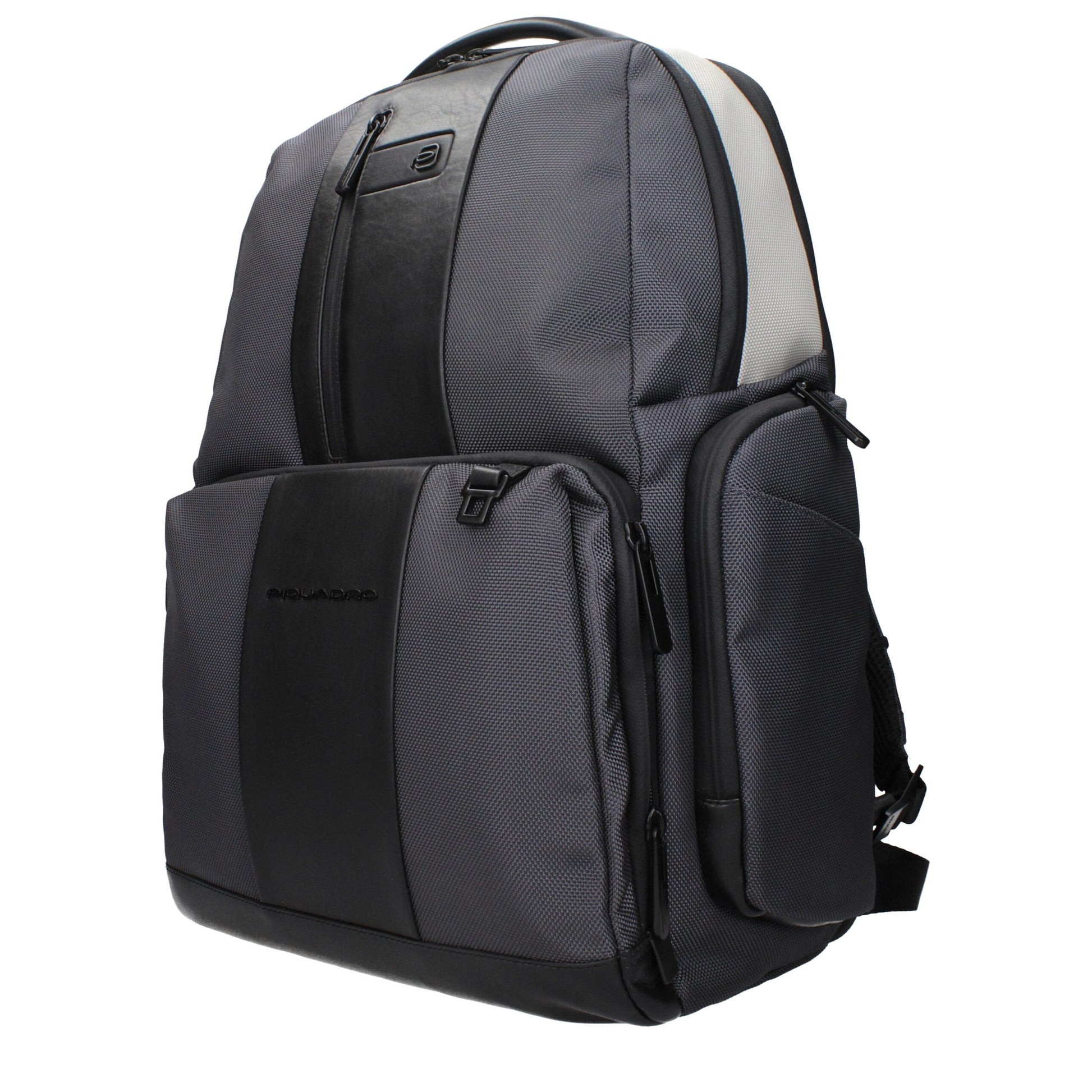 Gray Nylon Backpack