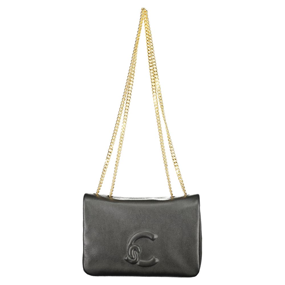 Black Leather Women Handbag