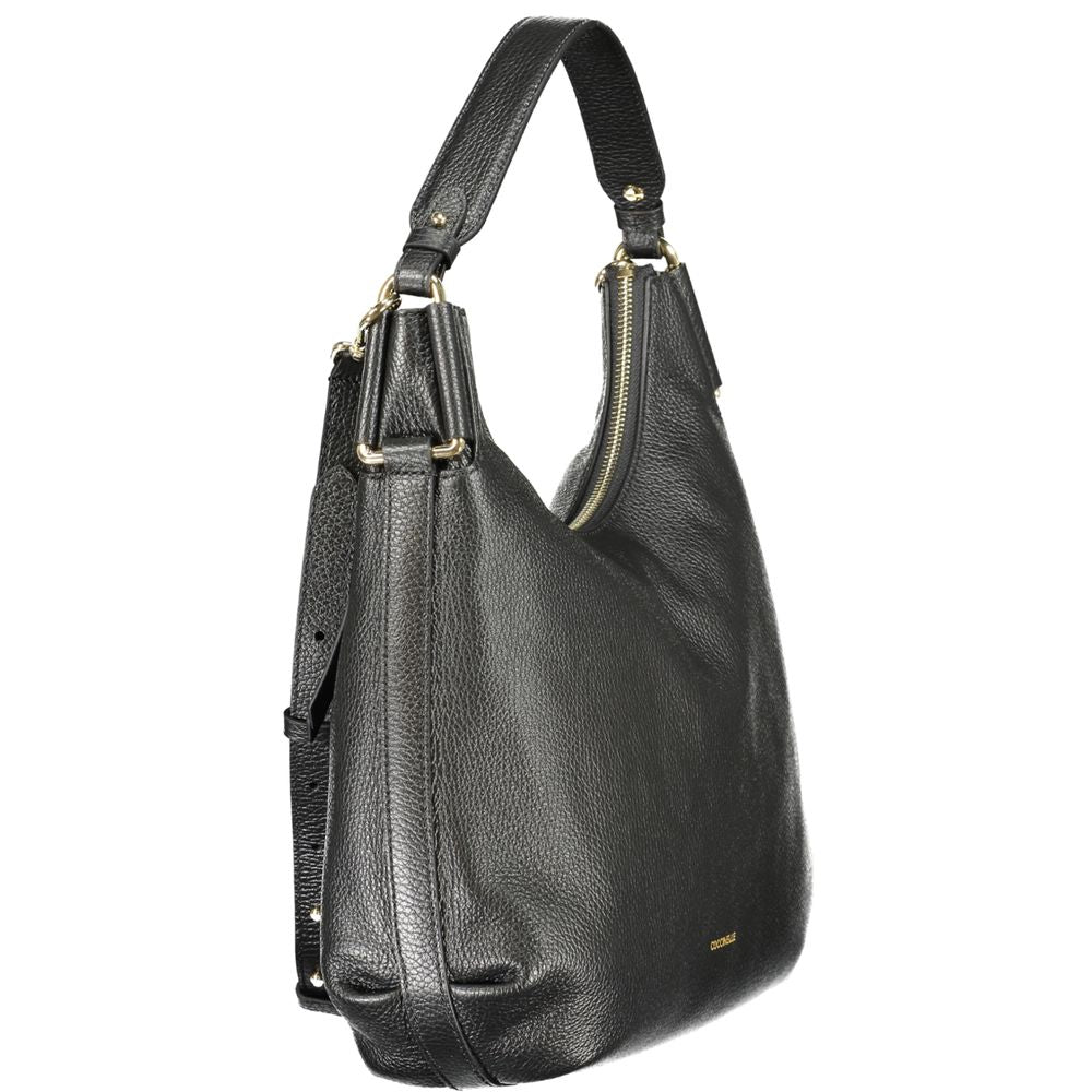 Black Leather Women Handbag