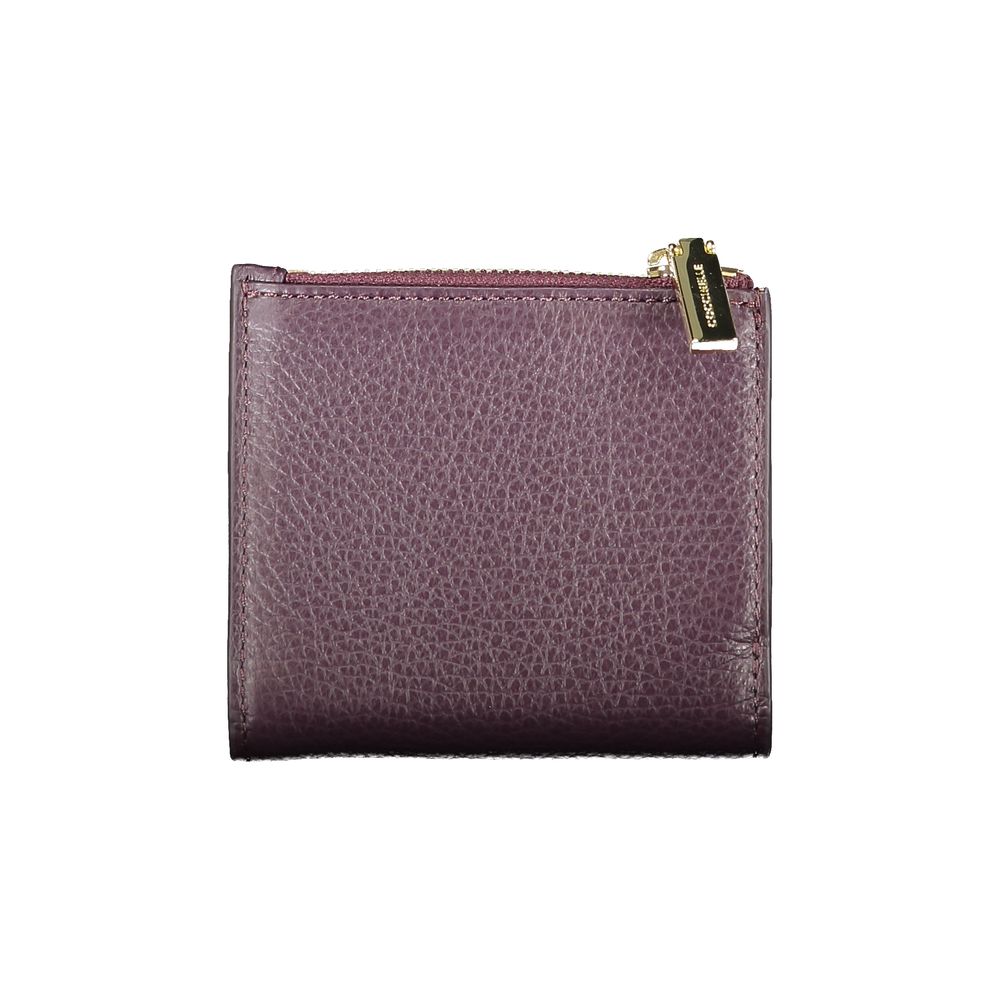 Purple Leather Women Wallet