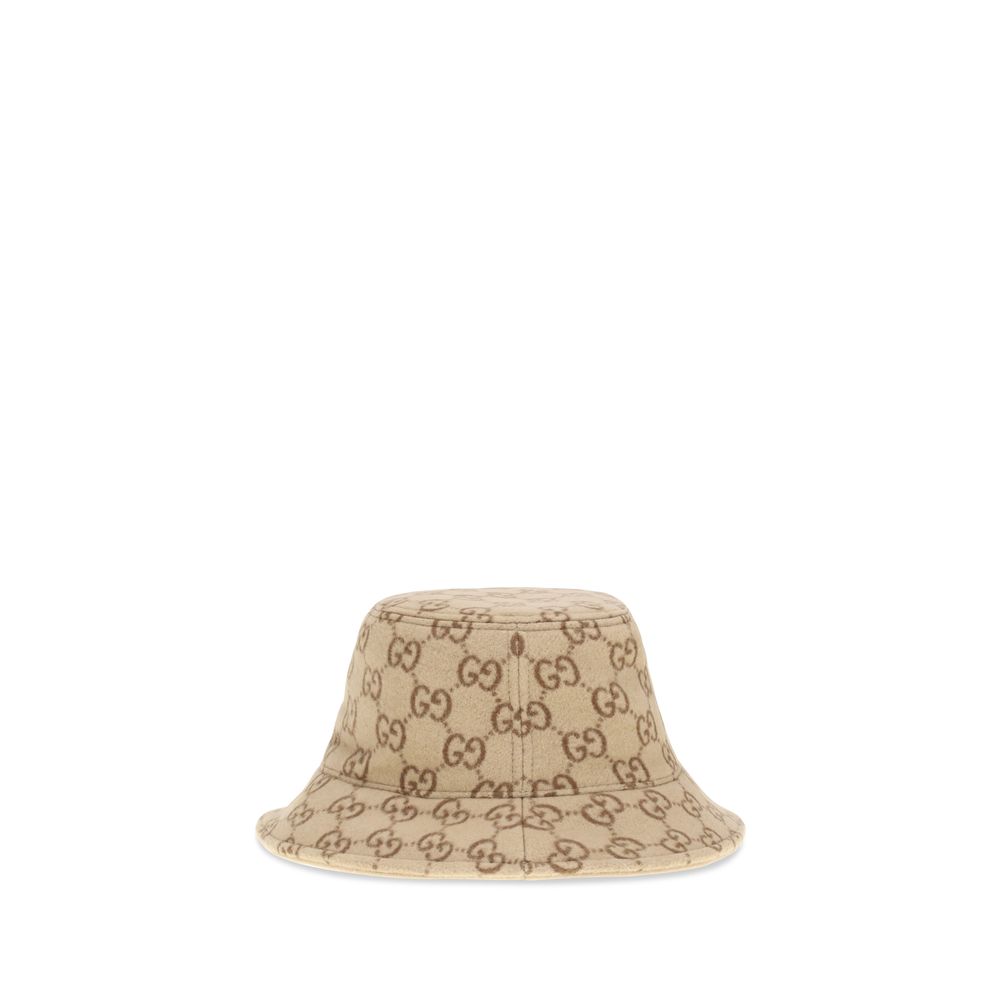 GG jacquard wool Bucket Hat