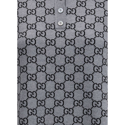 Gray Wool Casual Dress