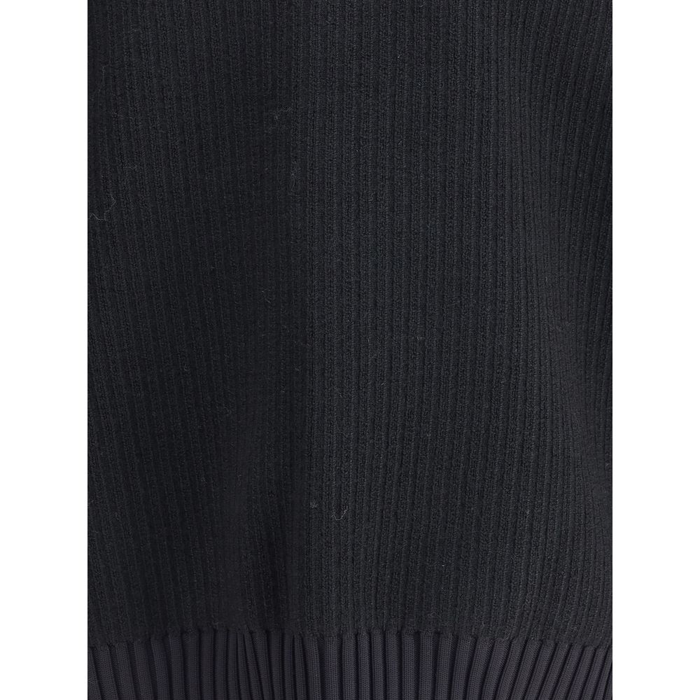 Black Wool Sweatshirt