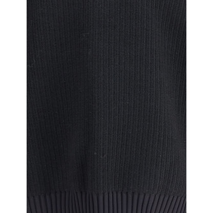 Black Wool Sweatshirt