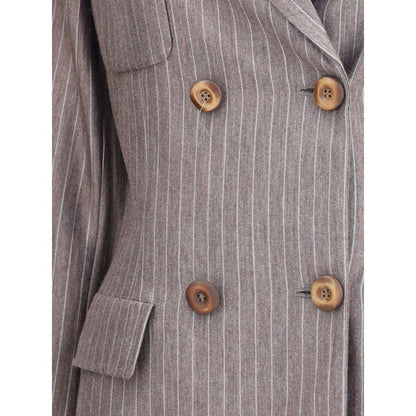 Brown Cashmere Blazer