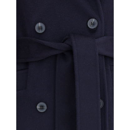 Blue Wool Coat