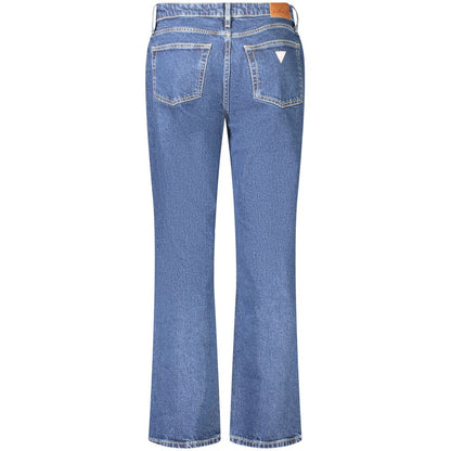 Blue Cotton Women Jeans