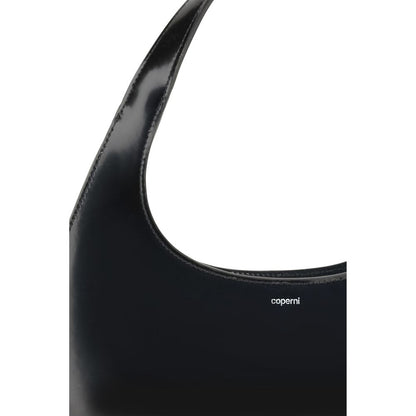 Black Leather Shoulder Bag