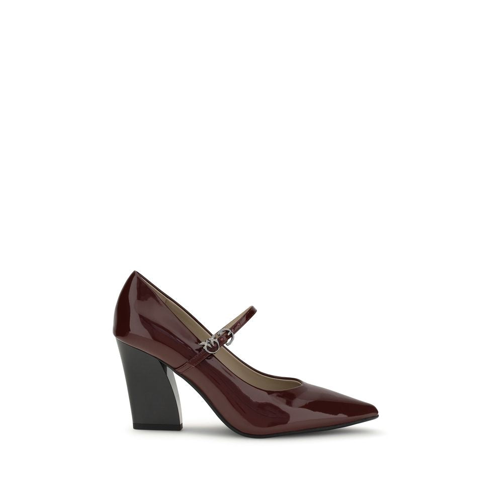 Bordeaux Calf Leather Bos Taurus High Heel Pumps
