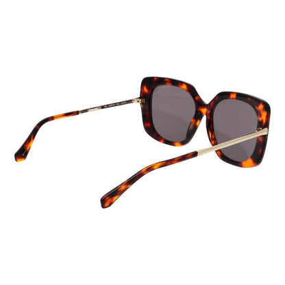 Brown Metal Sunglasses