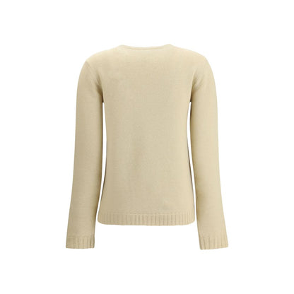 Cream Fleece Wool Sweatshirt