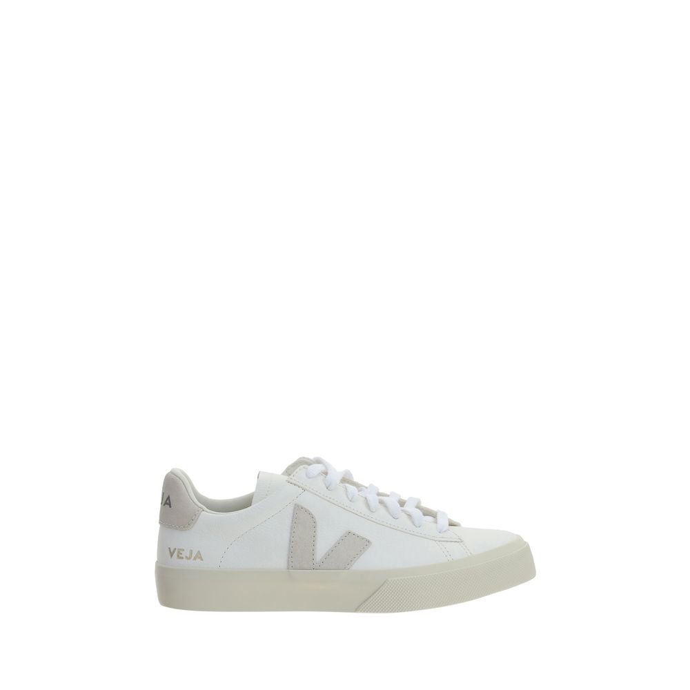 White Calf Leather Bos Taurus Low Top Sneakers