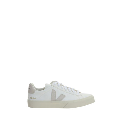 White Calf Leather Bos Taurus Low Top Sneakers