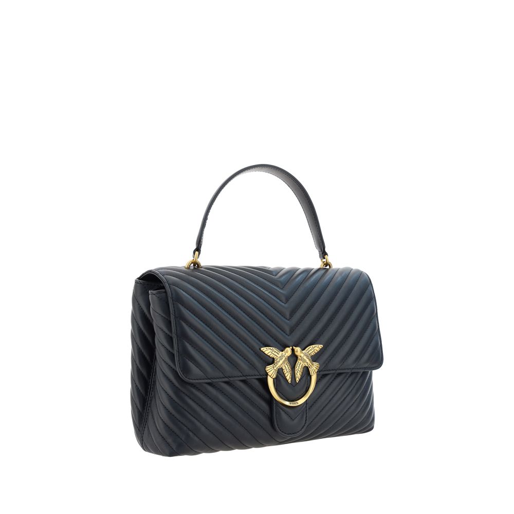 Black Calf Leather Bos Taurus Handbag